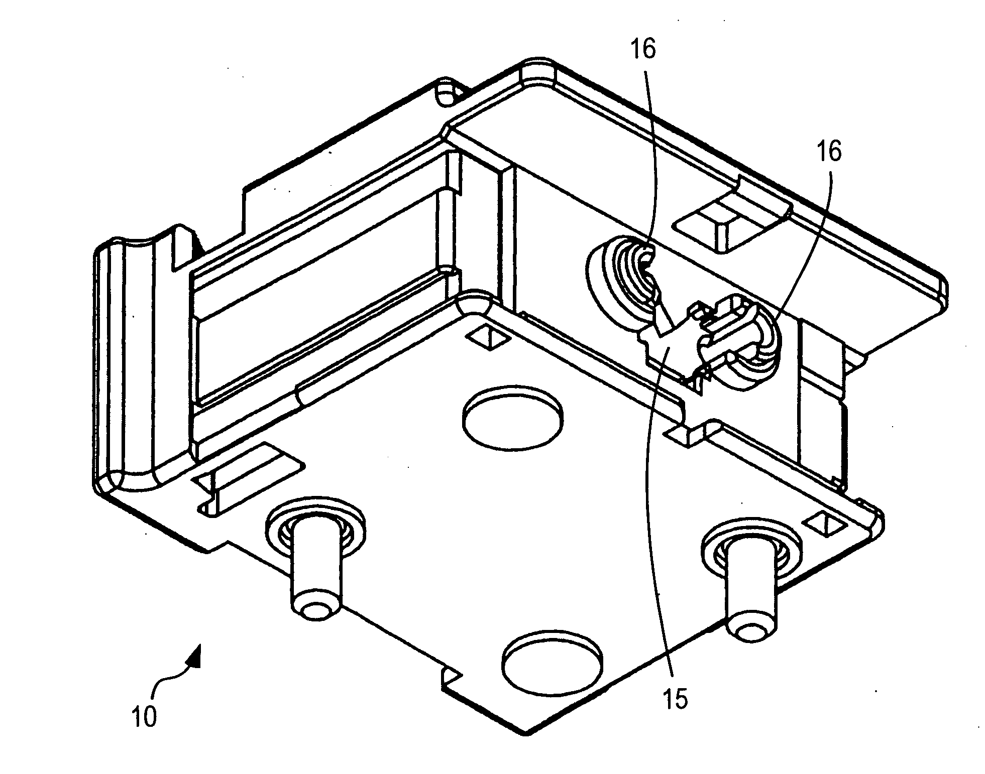 Connector for two-way optical communications