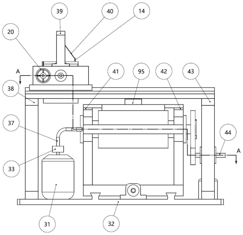 Light alloy casting and rolling experimental device