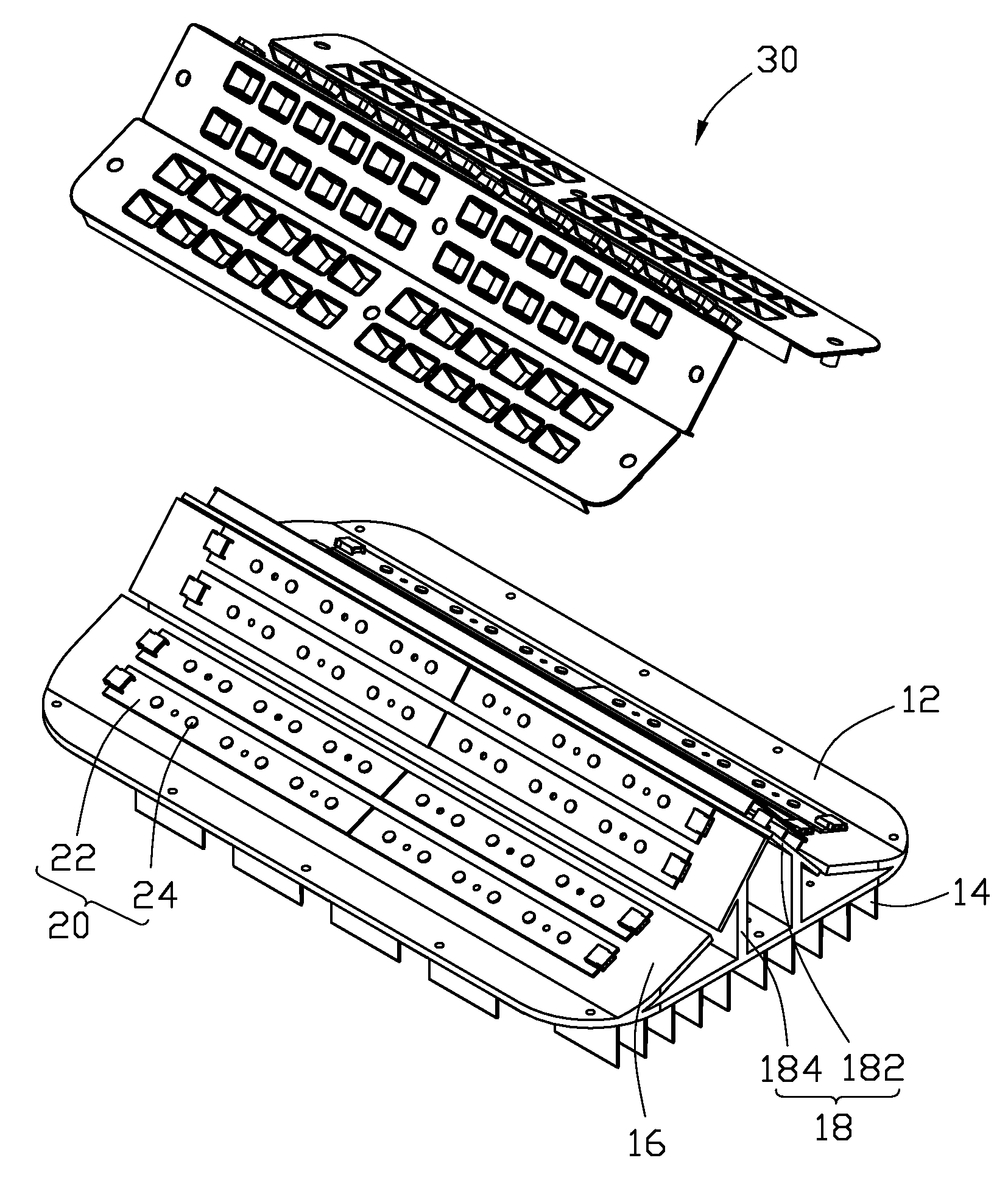 Light-guiding module and LED lamp using the same