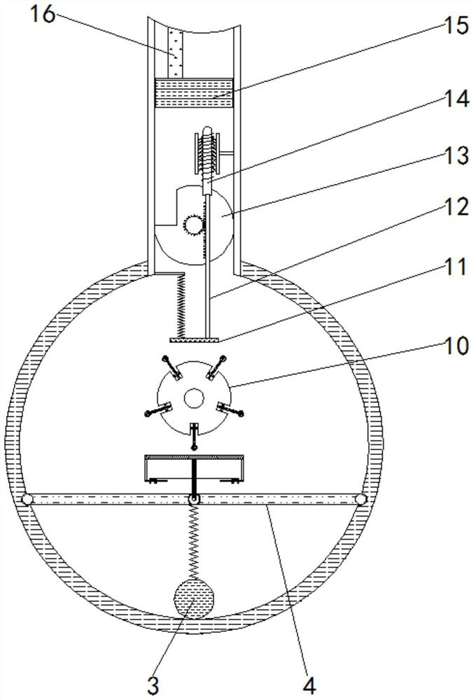 Intelligent liquid level measuring equipment for liquid storage tank