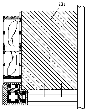 Electric power component installation device with suction disc