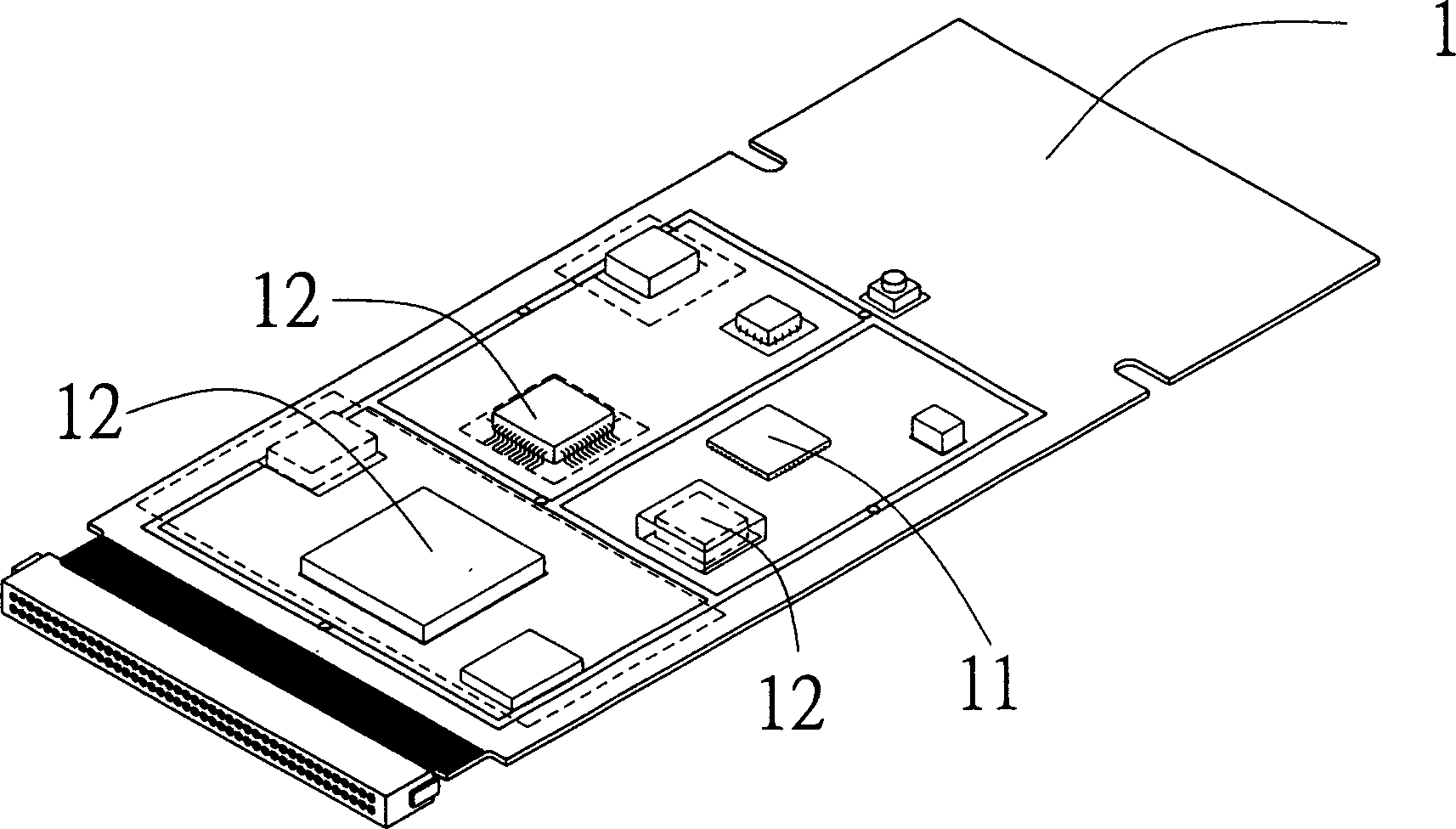 Improved structure of circuit anti-interference device