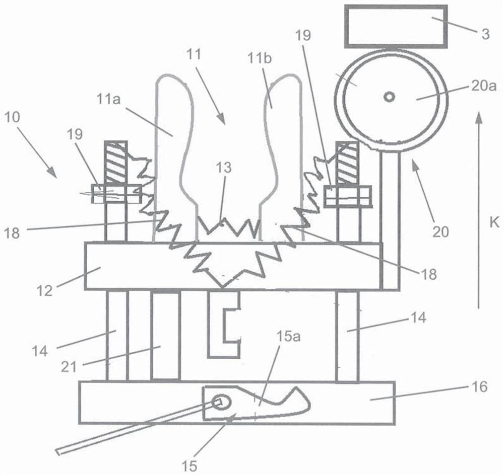 Container holders for free jet fillers