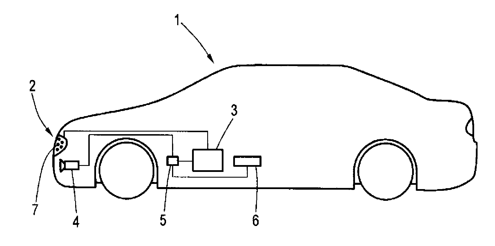 Motor vehicle with a driver assistance system and method of operating a driver assistance system