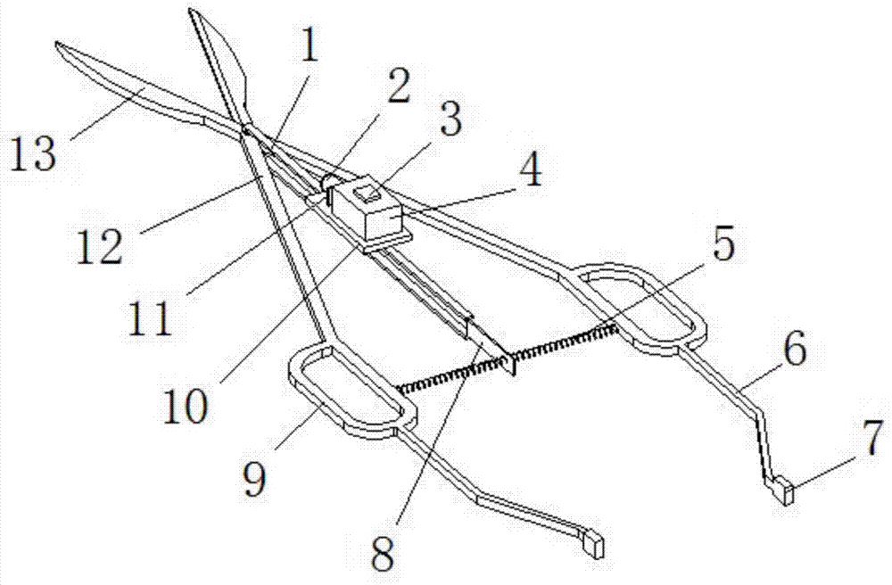 Multifunctional stitch detaching scissors for clinical use in gynecology department