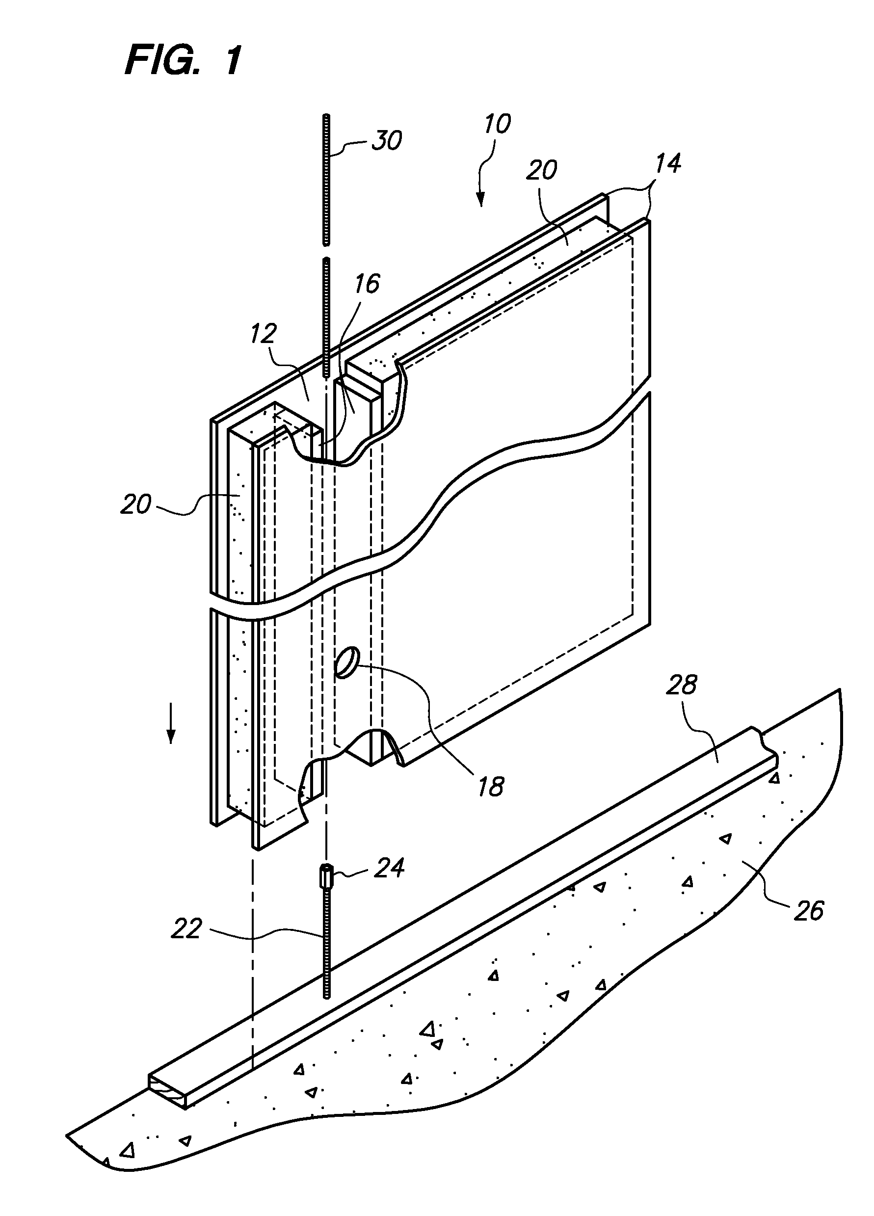 Structural insulated panel with hold down chase