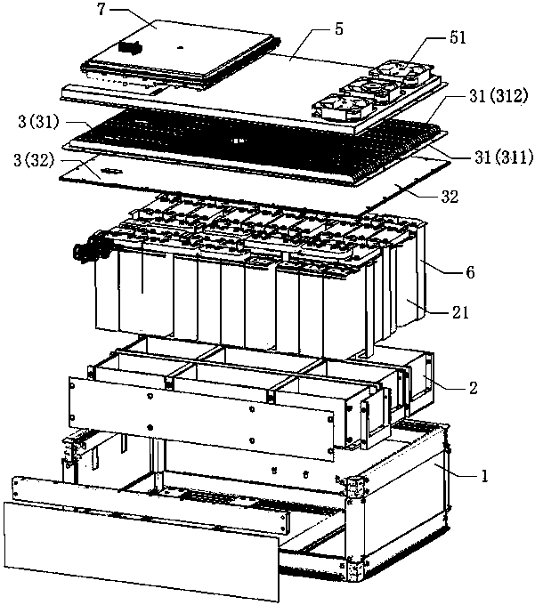 Battery boxand vehicle