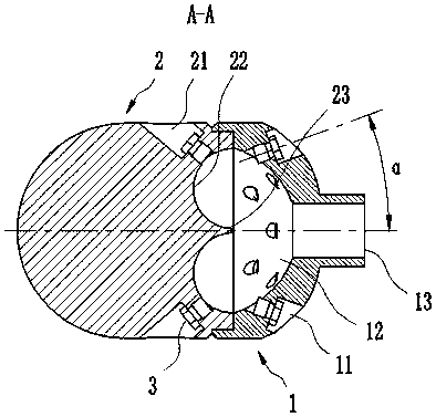 Spray head special for desilting of urban underground pipeline