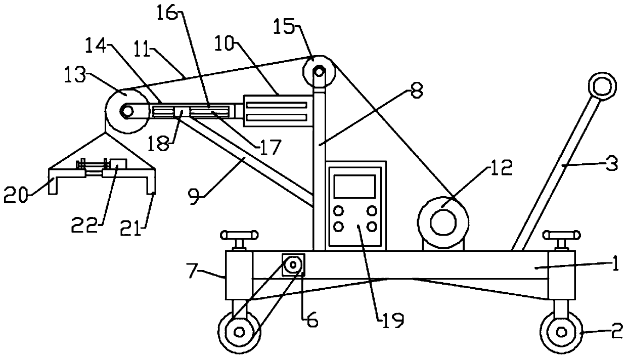 Intelligent conveying robot for building materials