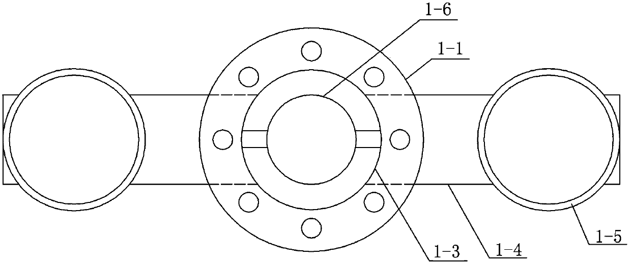 Column beam type grouting device and hole sealing and grouting technology thereof