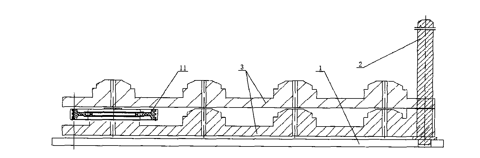 Gear carburization thermal treatment tool