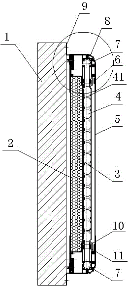 Assembling type ceramic plate solar collector integrated with balcony and solar water heating system