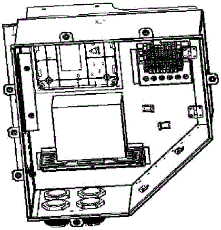 Dual-layer electric control box and vehicle-mounted machine set