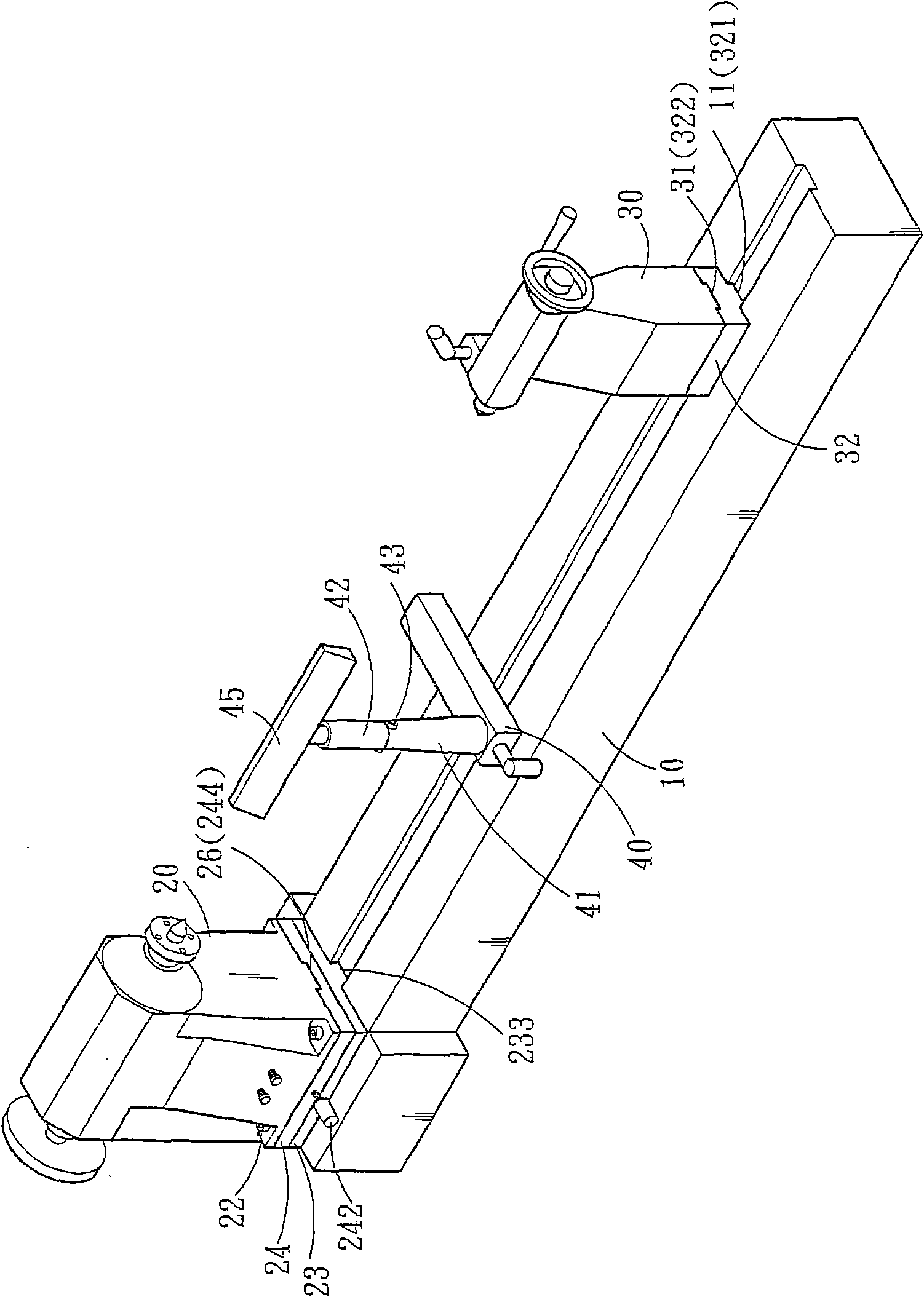 Adjustable wood lathe