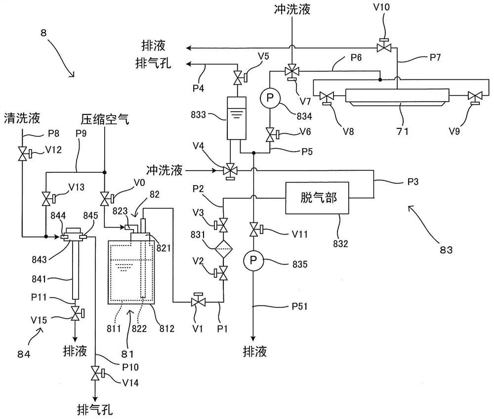 Cleaning appliance, cleaning method, and liquid supply device