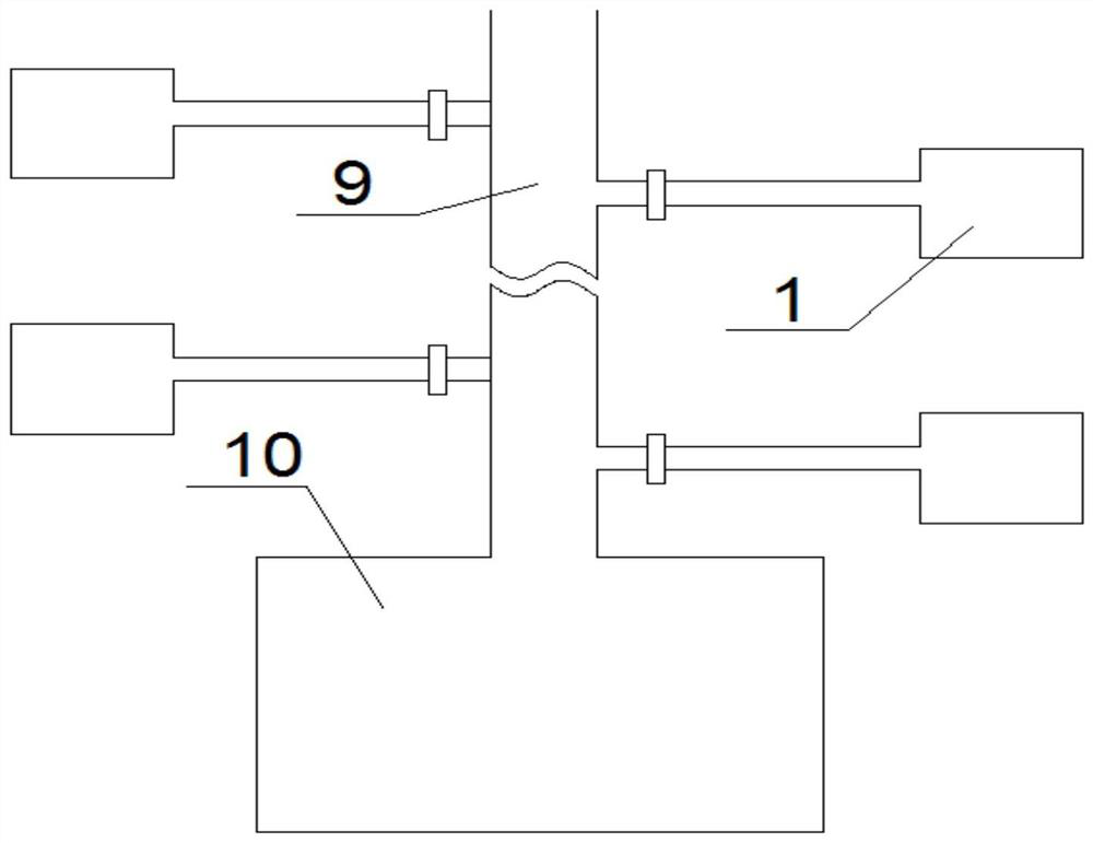 Airside drainage system and its construction method