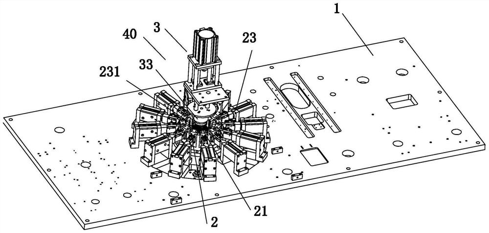 Rounding and shaping die for straight-bar stator iron core