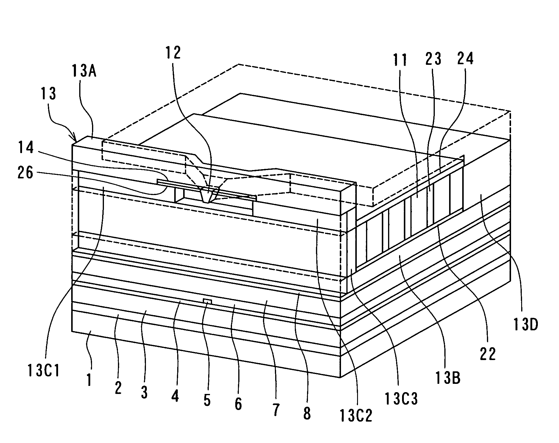 Magnetic head for perpendicular magnetic recording and method of manufacturing same