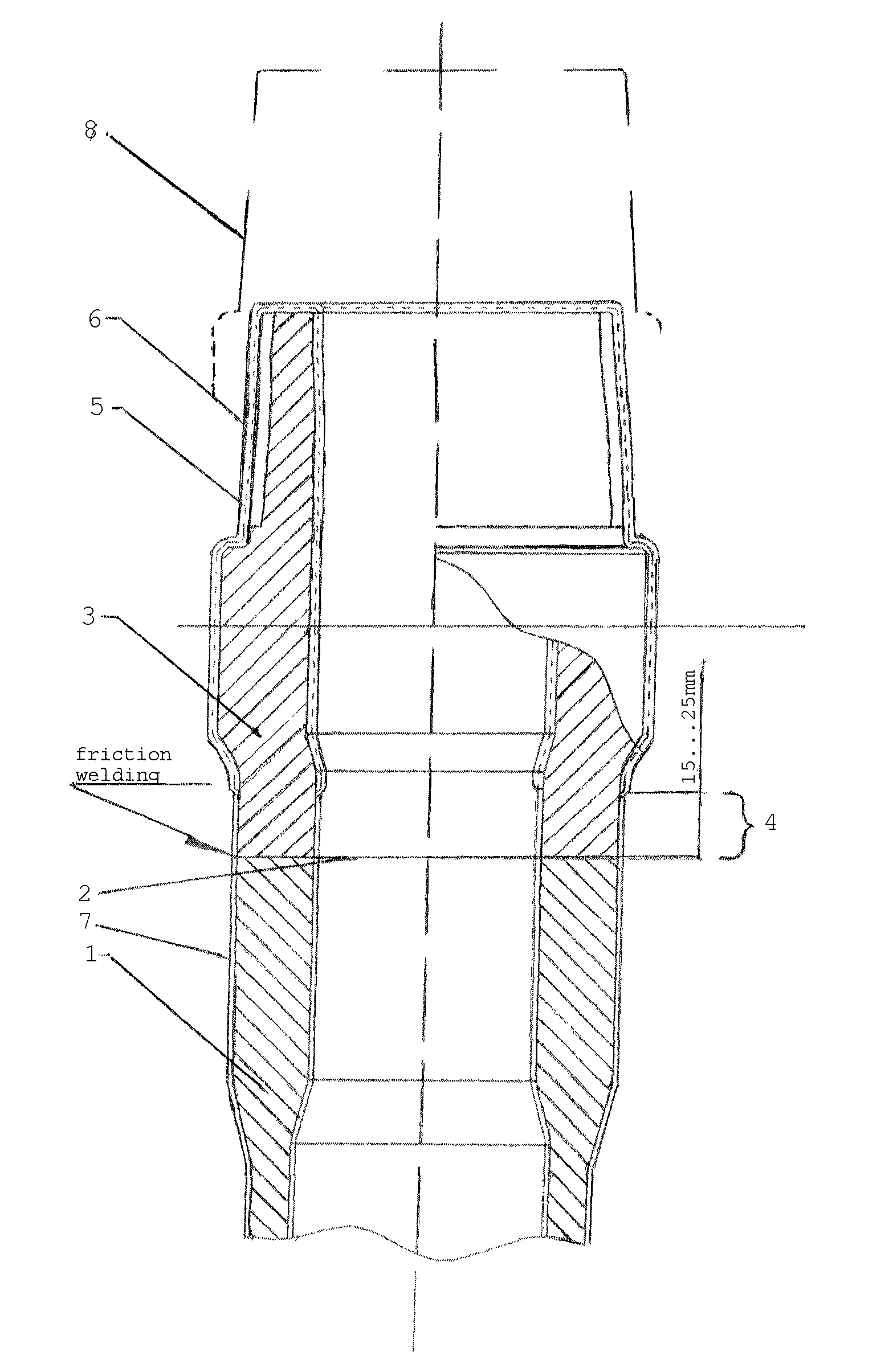 Drill pipe with tool joints