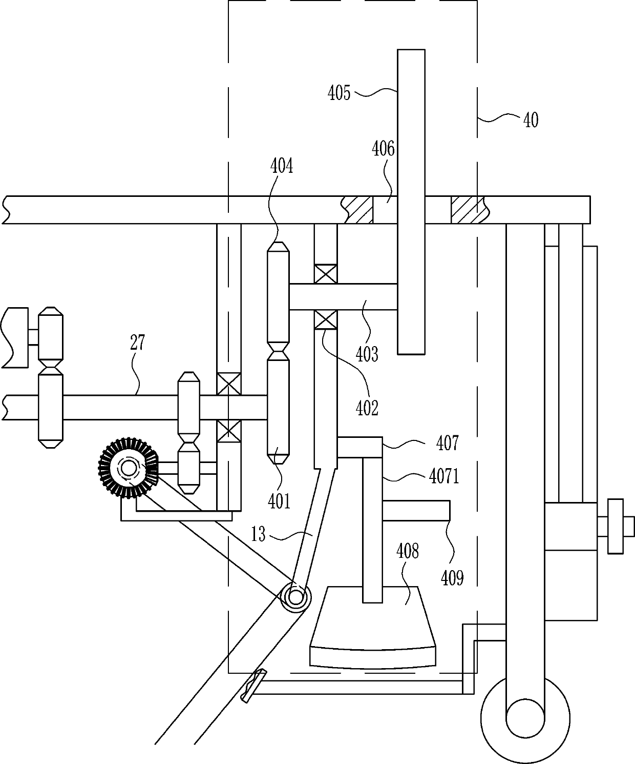 Irrigation ditch sludge cleaning equipment for water conservancy irrigation