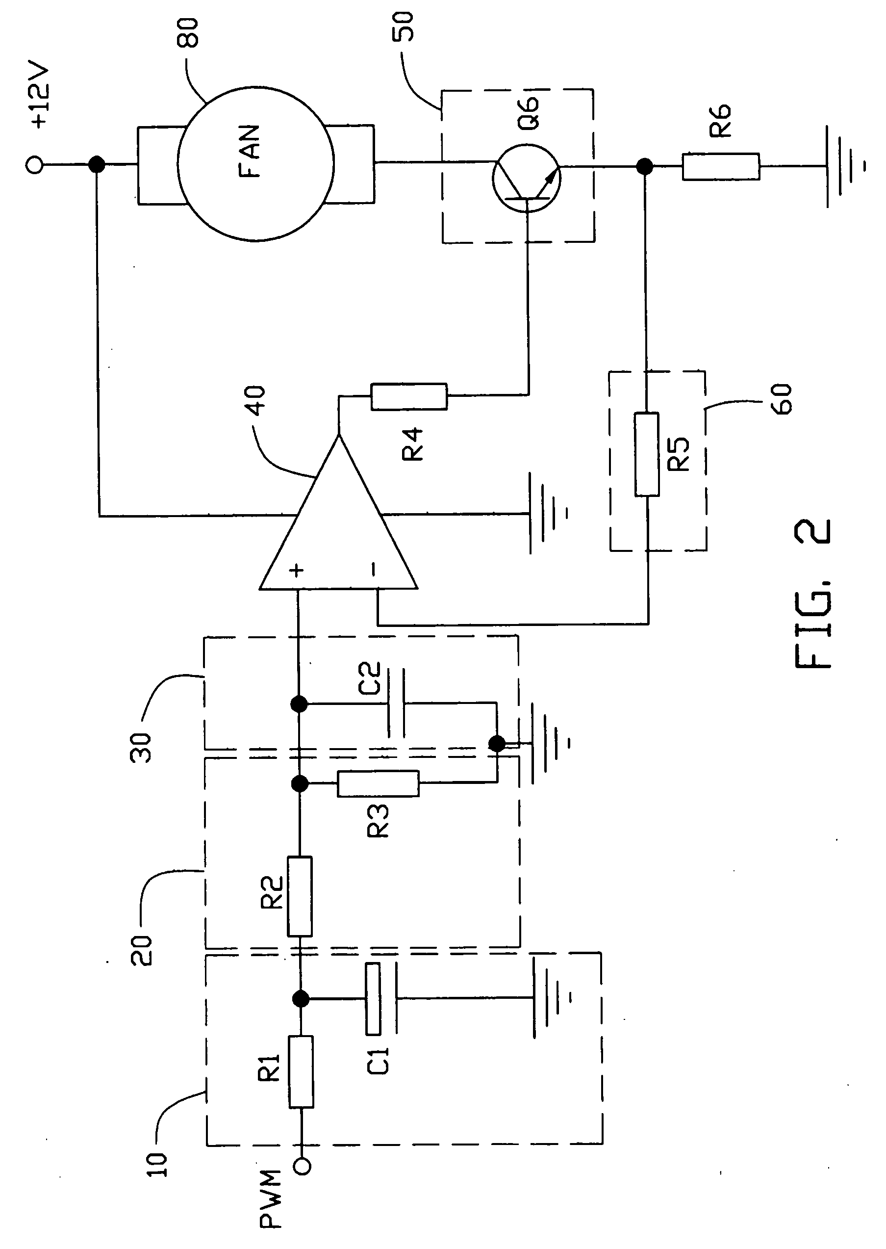 Start-up circuit for DC fan