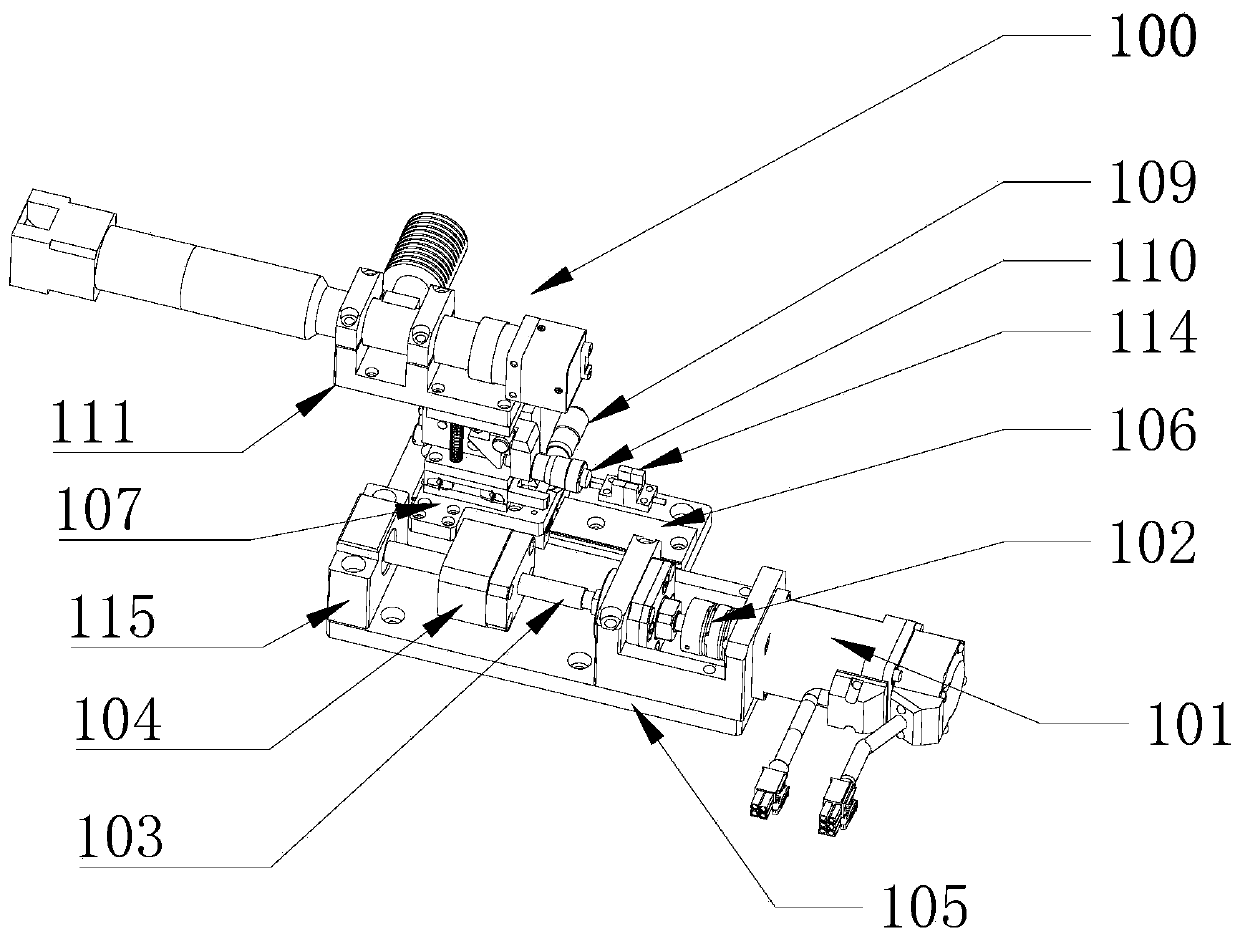 Automatic alignment correction mechanism of COF punching die