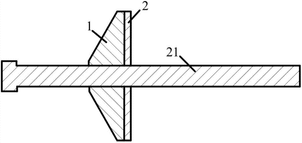 High-speed impact test device for mechanically fastened joint and test method