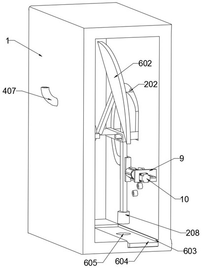 Capacitor shell stamping device