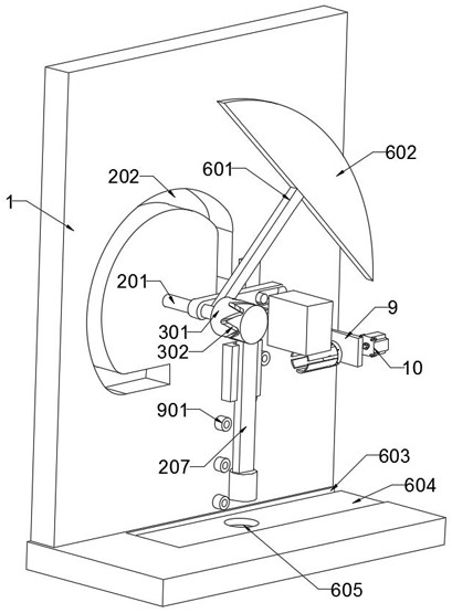 Capacitor shell stamping device