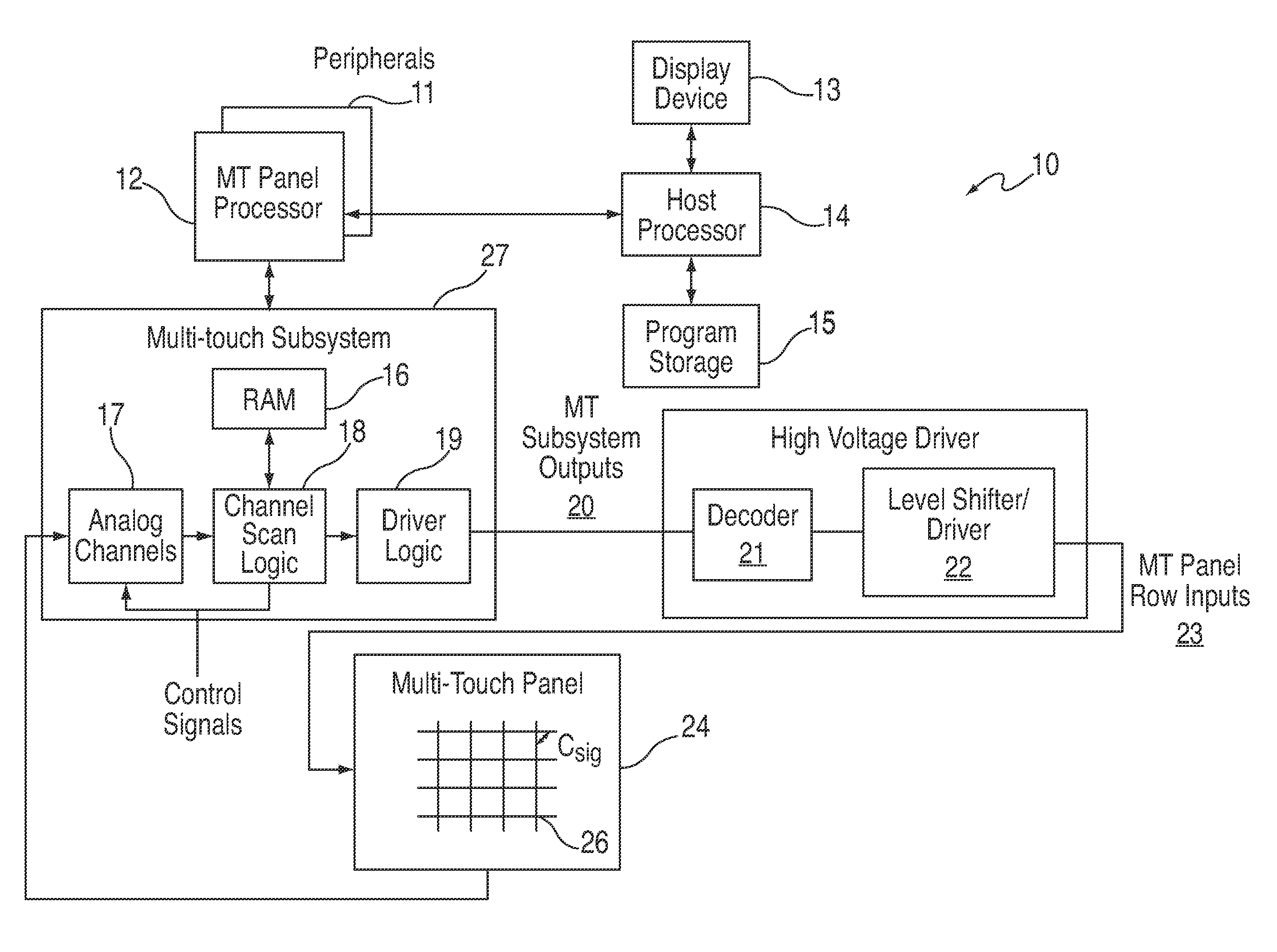 Playback control using a touch interface