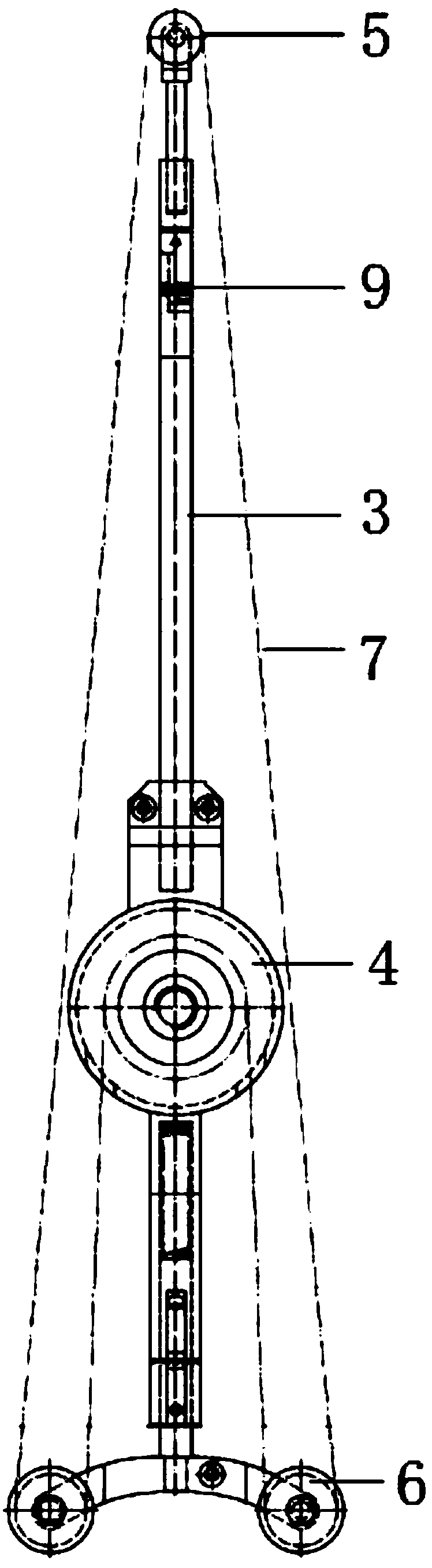 Hook face precision abrasive belt grinding head