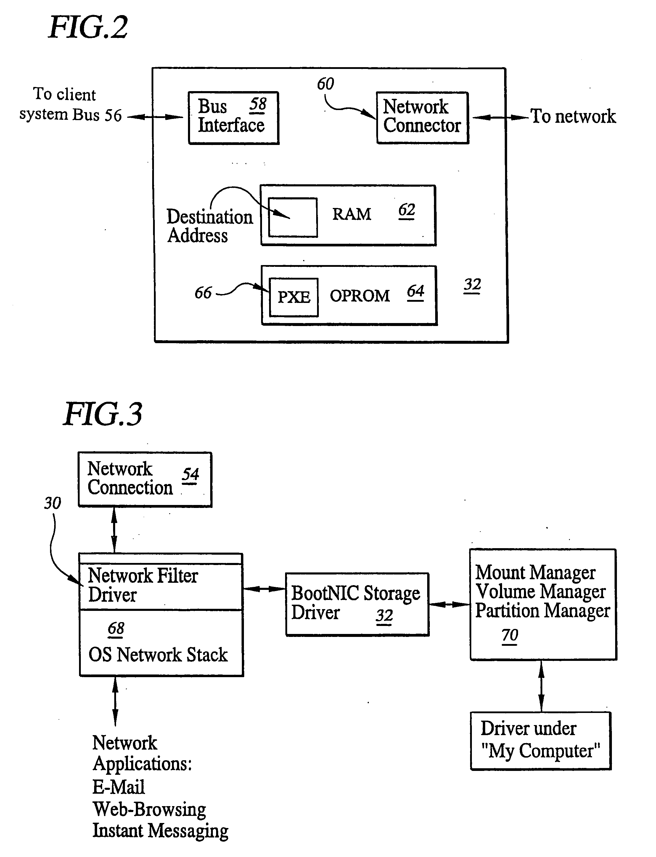 System for and method of network booting of an operating system to a client computer using hibernation