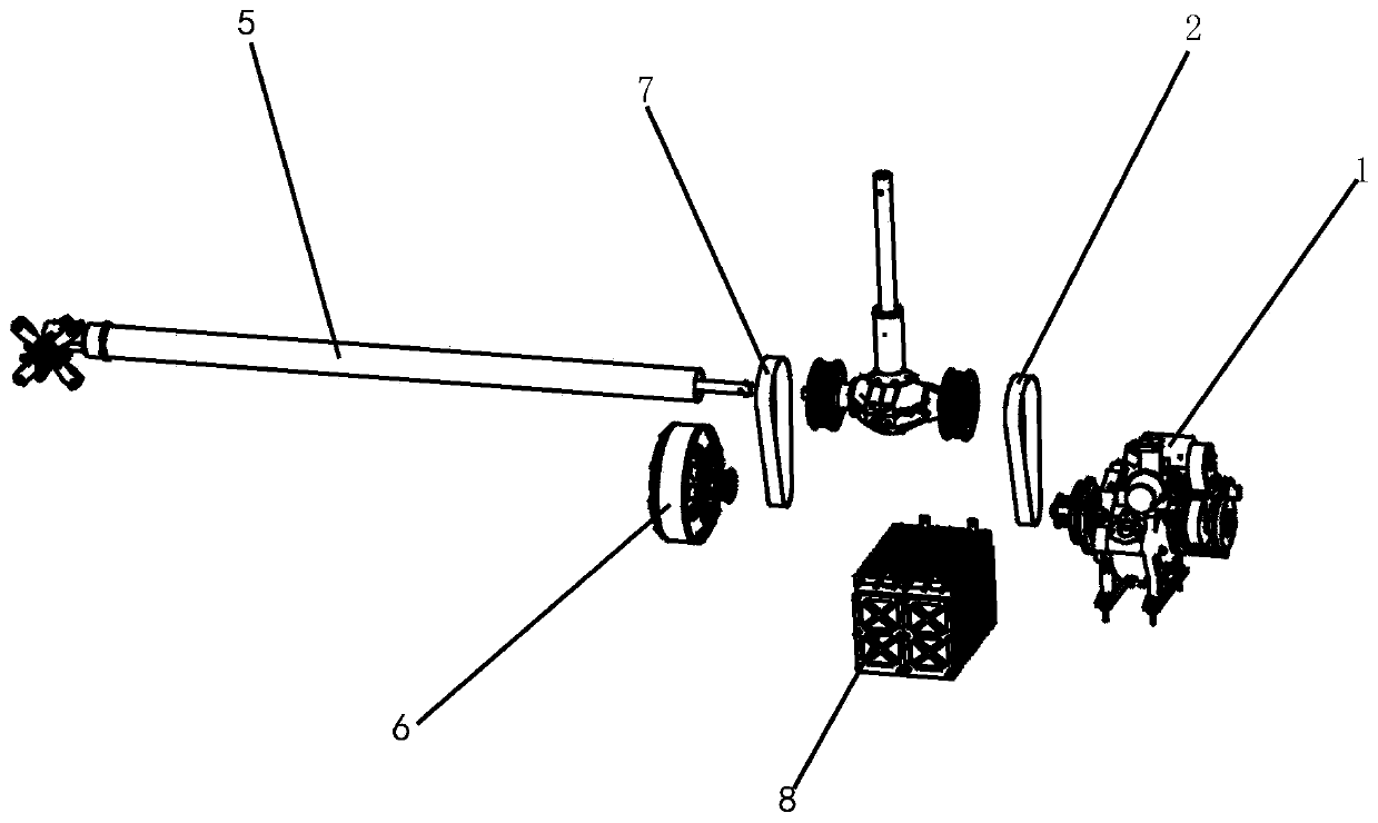 Safety emergency power device for unmanned helicopter