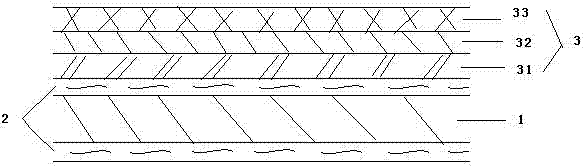 Clean water stone line painted aluminium plate and manufacturing process thereof