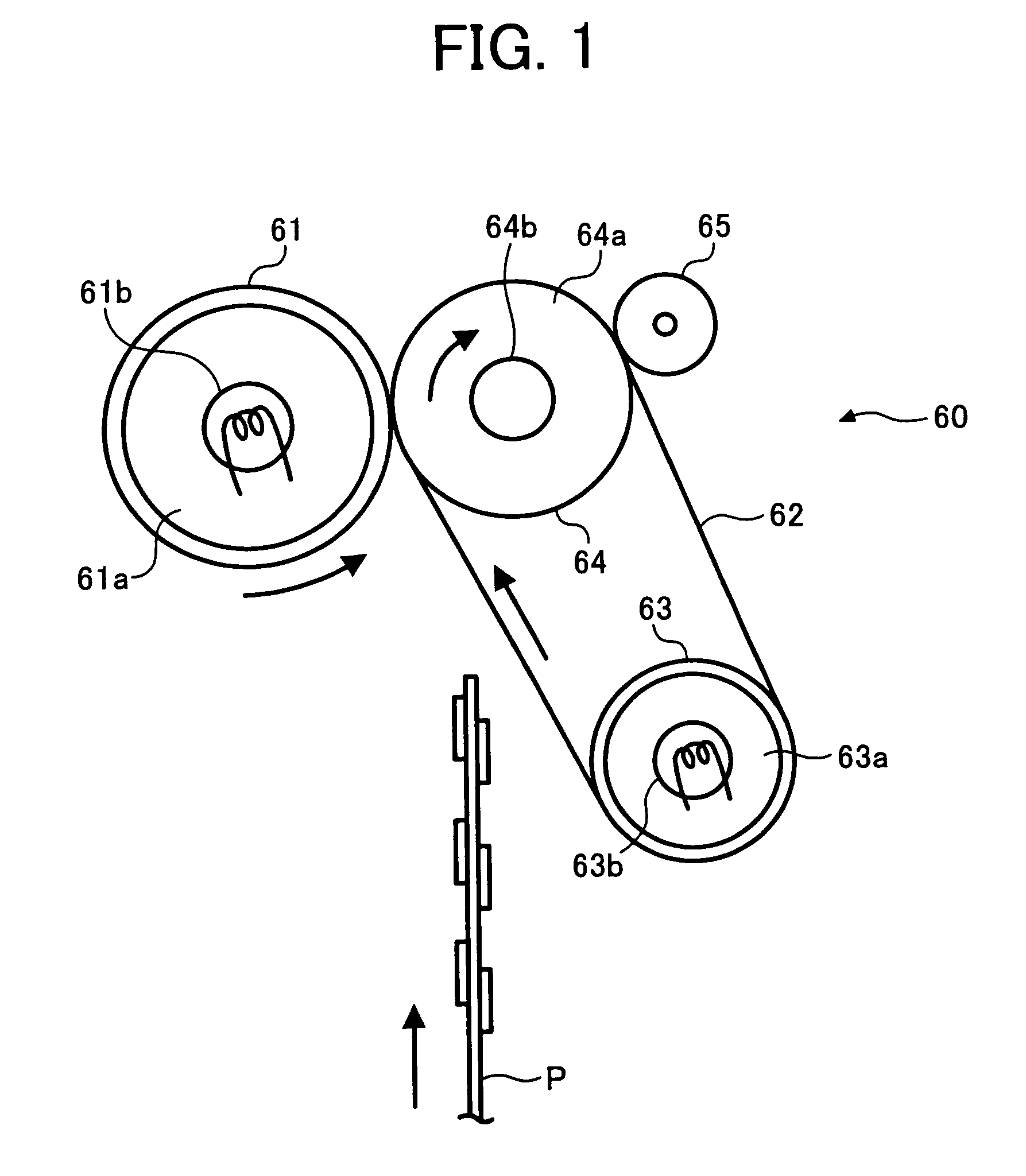 Image forming apparatus including a conveyance unit for passing a recording medium