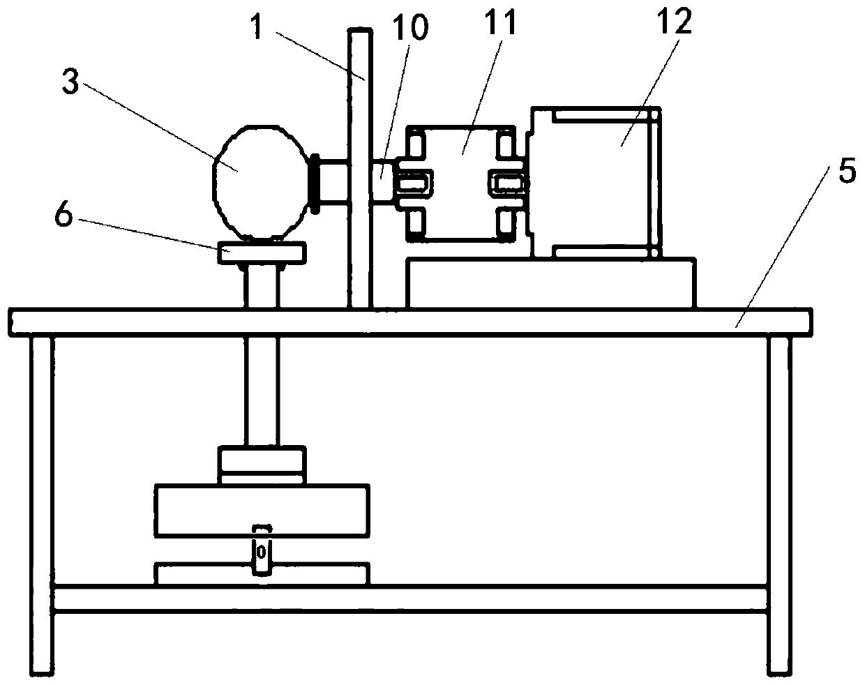 A rolling-sliding-torque experimental device