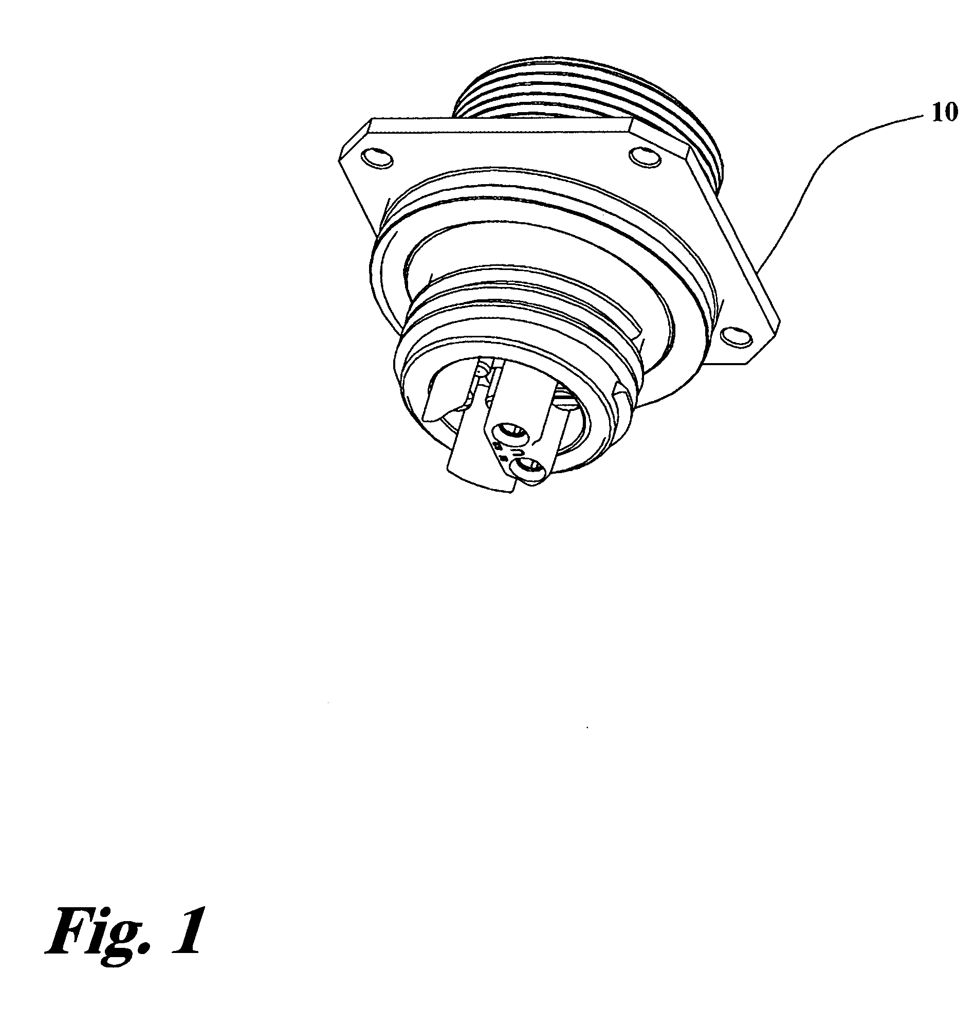 Expanded beam converter for MIL-PRF-83526/17 optical connector