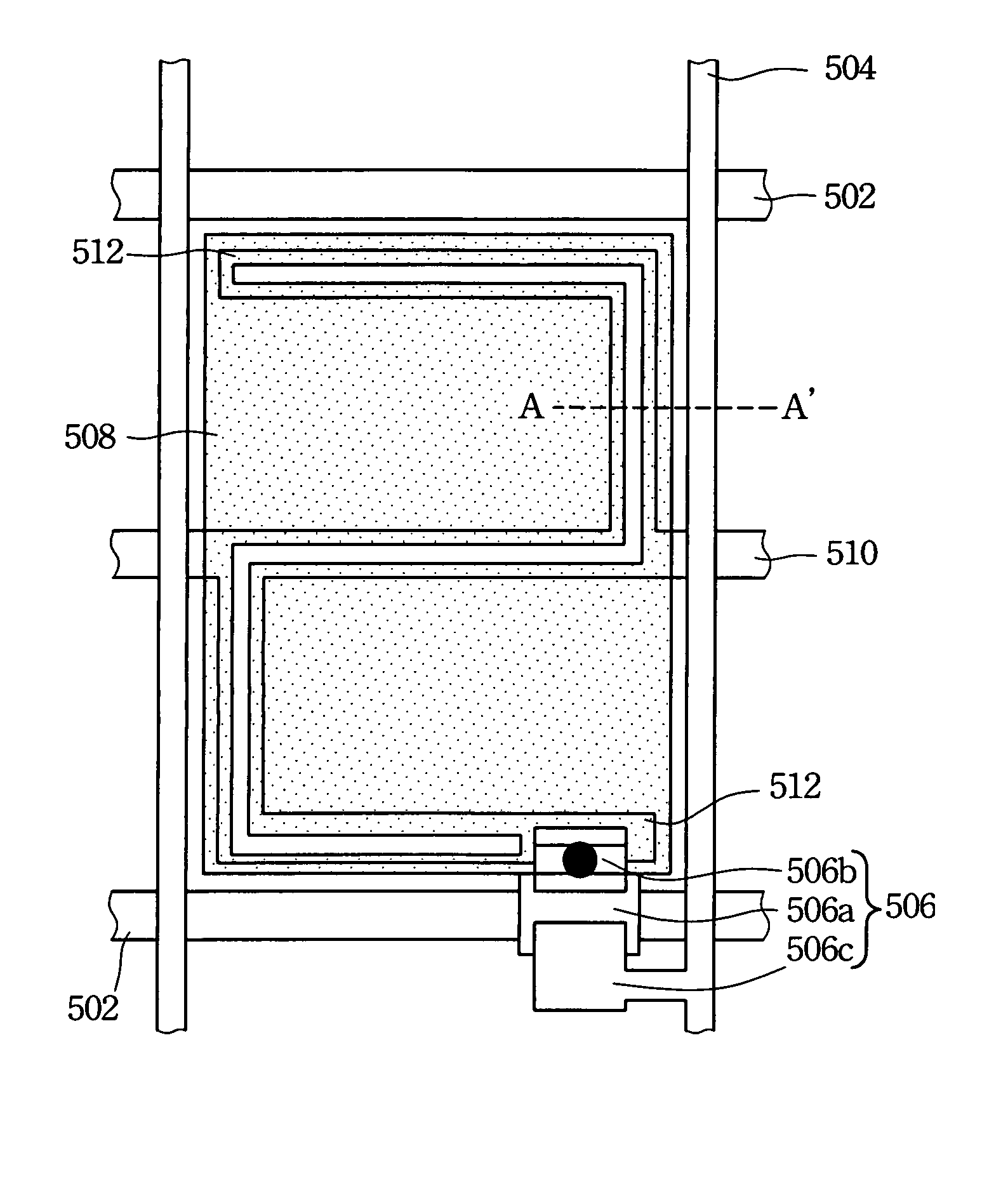 Pixel structure for liquid crystal display