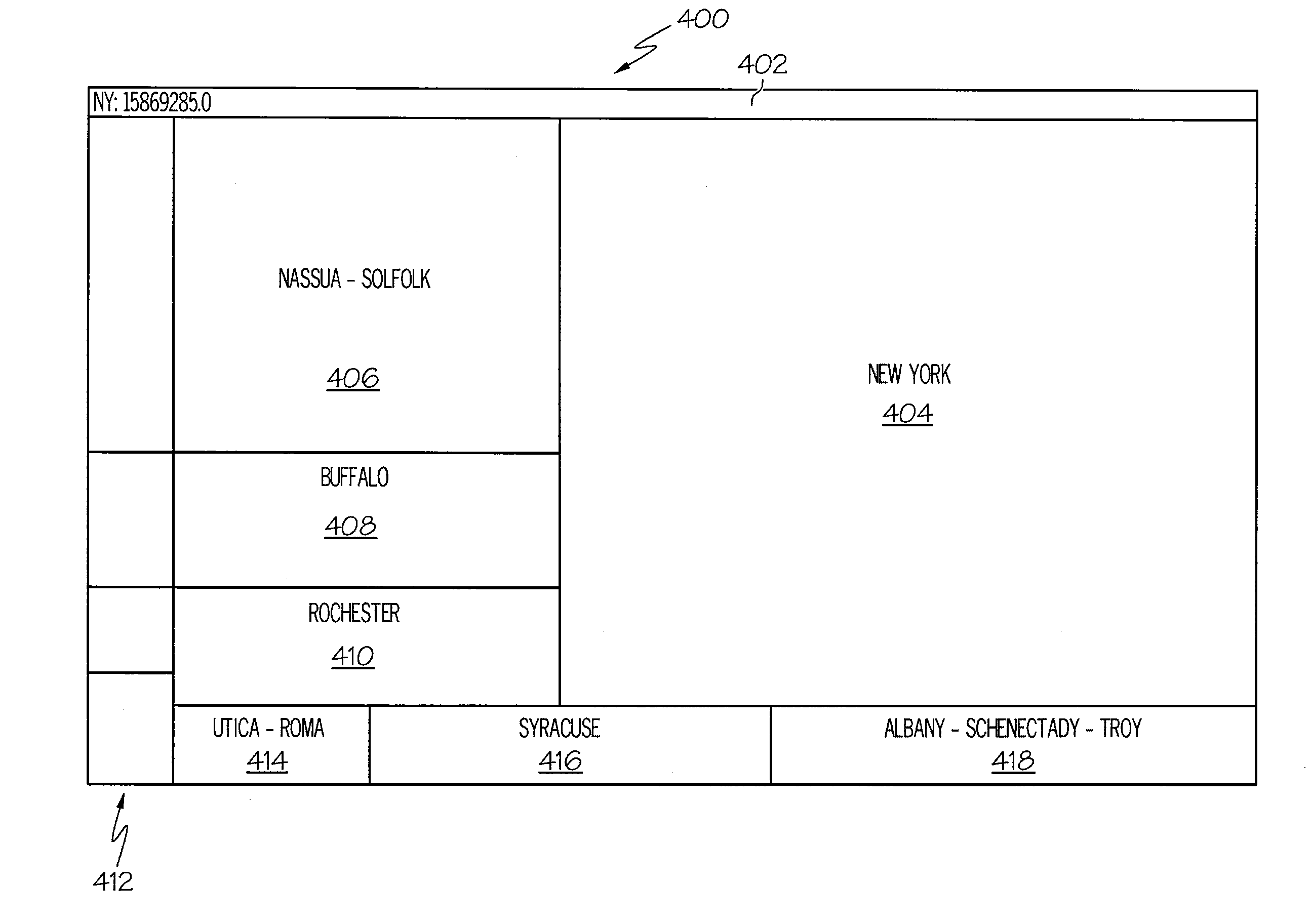 Focus-change invariance in a graphical display