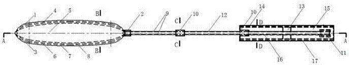 Human-body-limb-meridian-collateral dredging and toxin expelling racket and processing method thereof