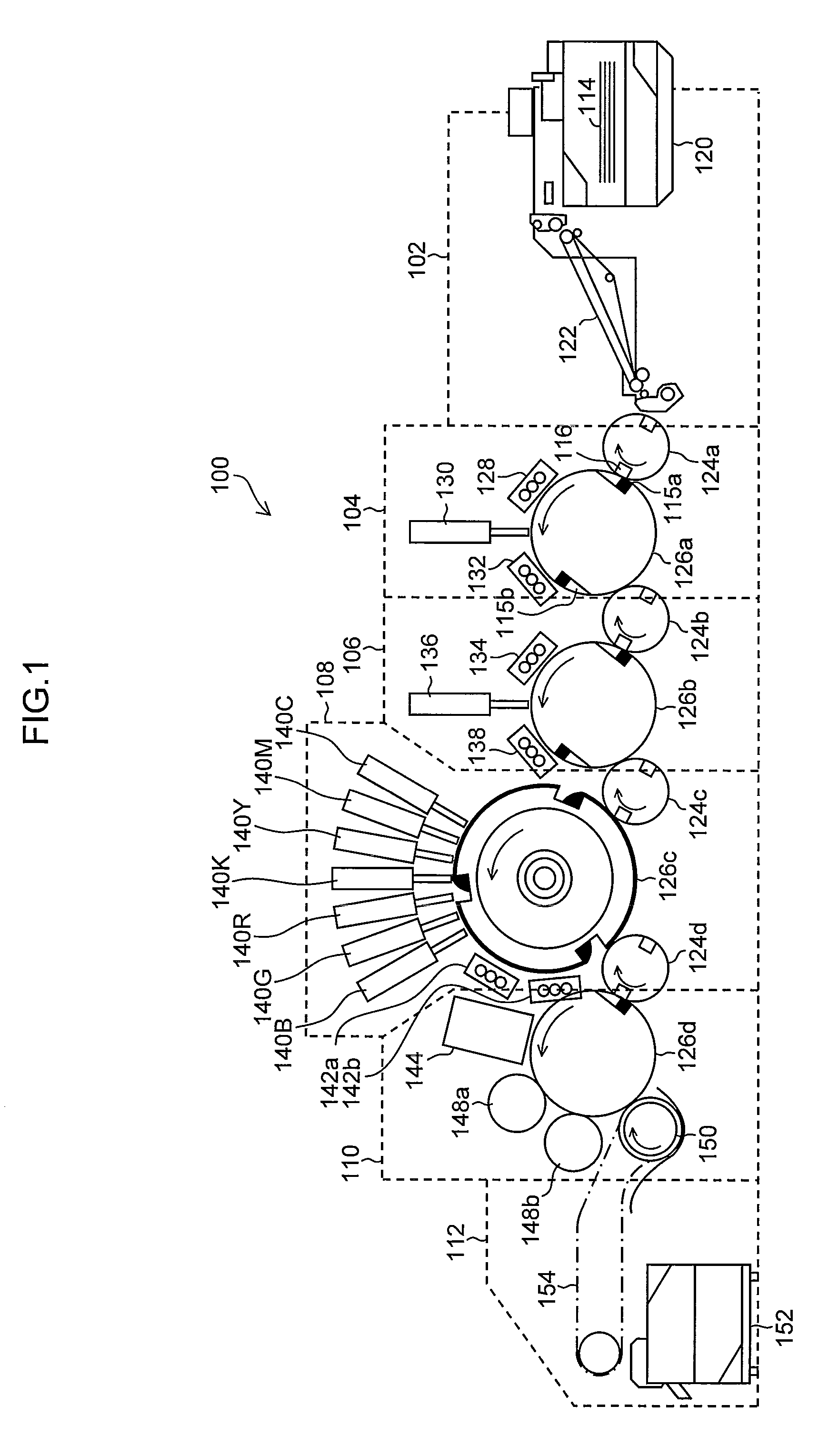 Inkjet recording apparatus, test image forming method, and computer-readable medium