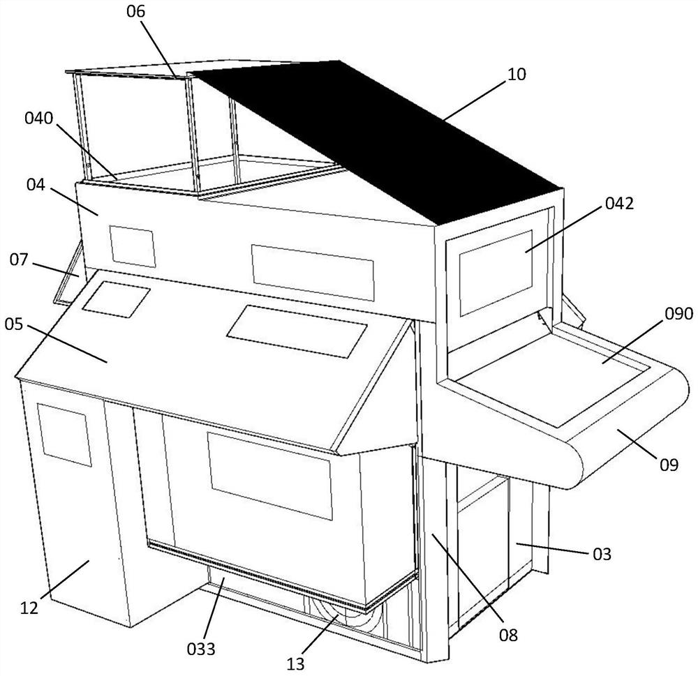 Integrated linkage type multifunctional recreational vehicle and application of multipurpose box of integrated linkage type multifunctional recreational vehicle