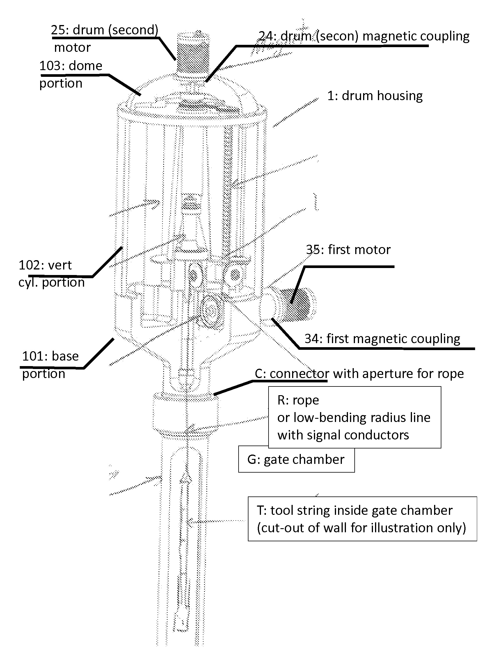 Petroleum well intervention winch system