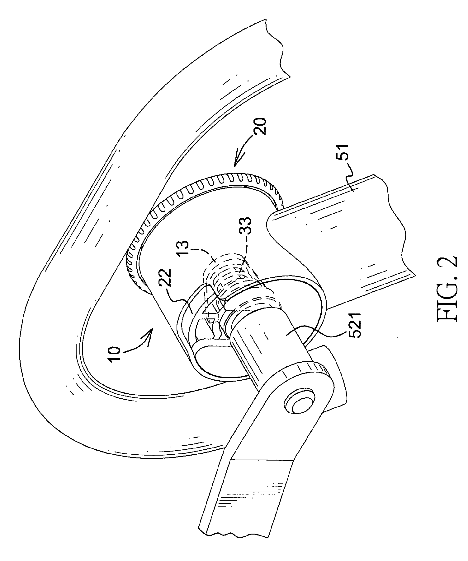 Safety assembly for an inversion table