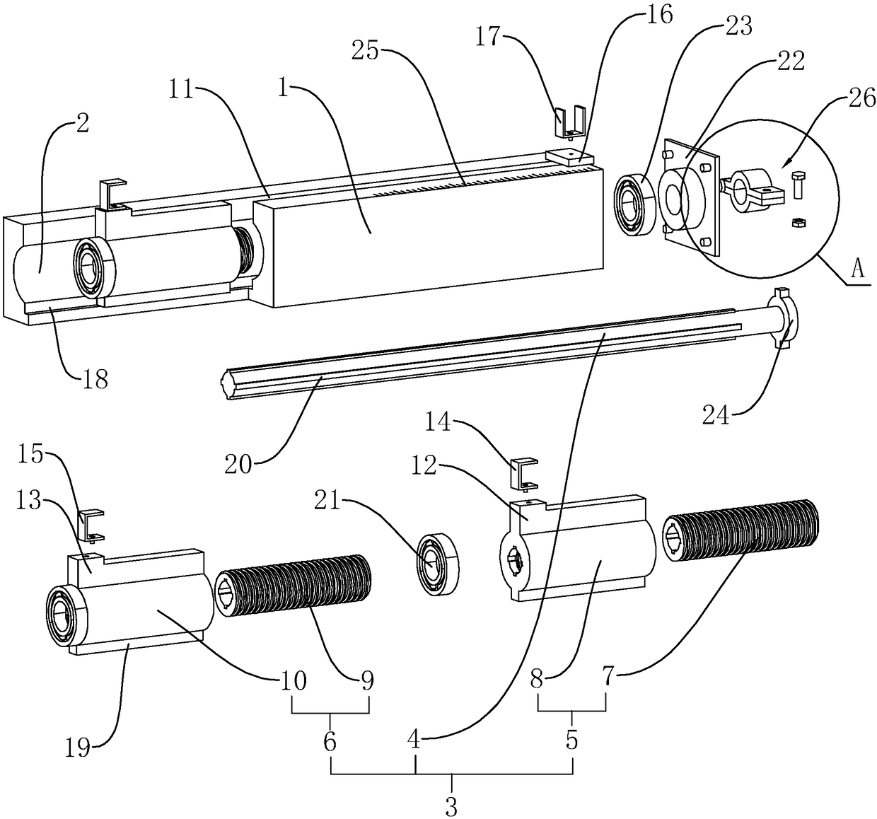 Steel bar interval adjusting device