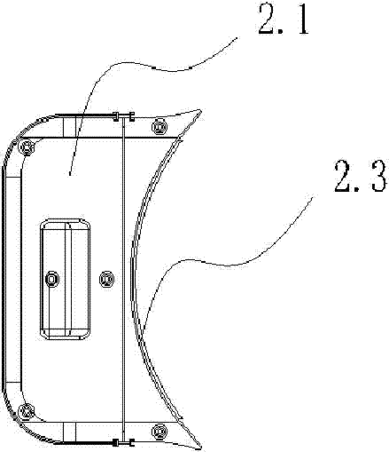 Mowing machine with grass combing device