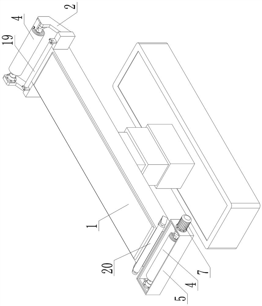 Device capable of automatically replacing bed sheet for CT examination couch