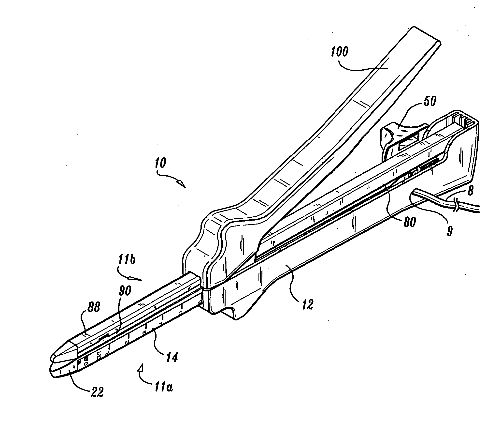 Surgical stapling apparatus having a wound closure material applicator assembly