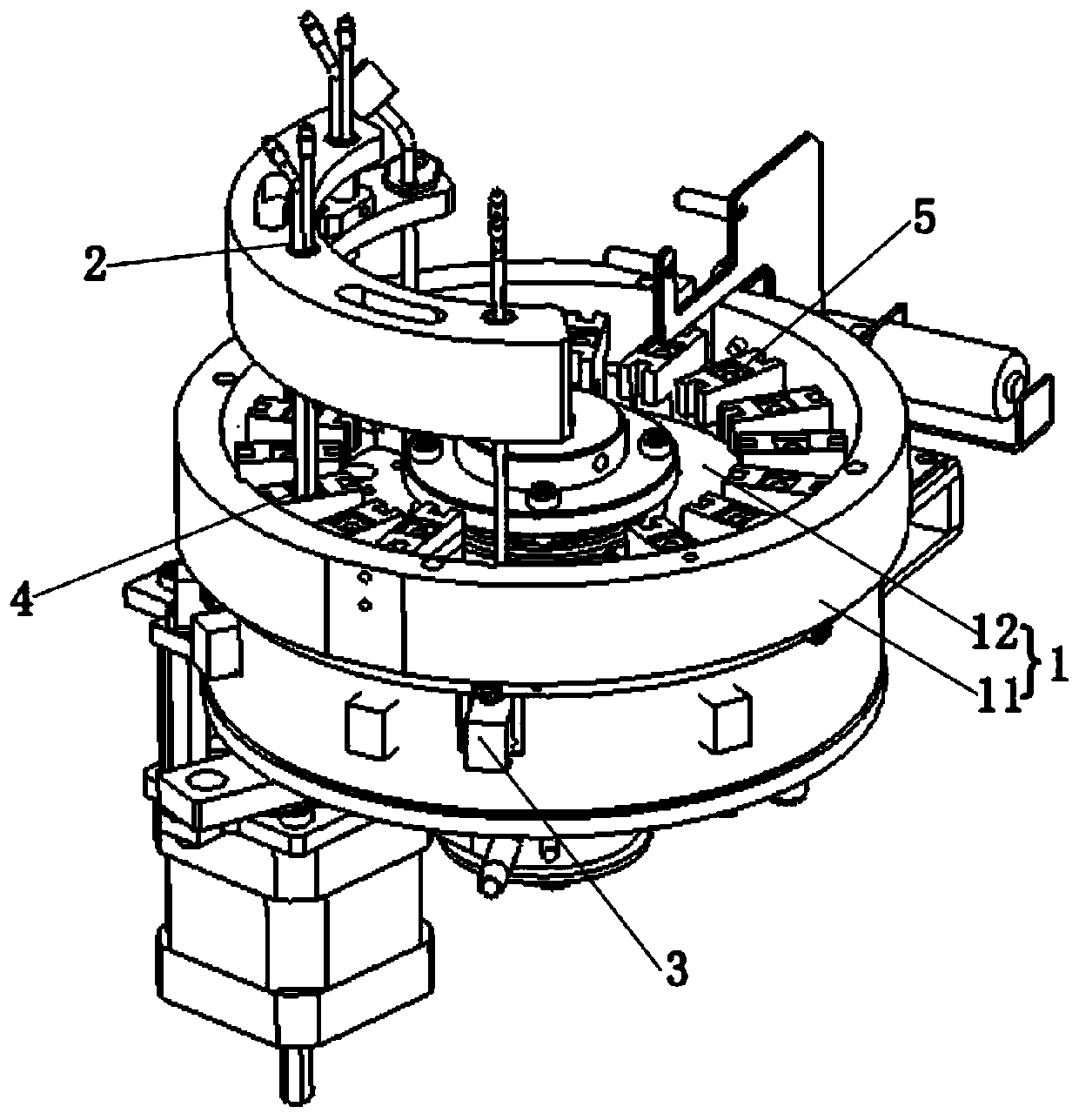 Magnetic cleaning and separating device of immunity analyzer