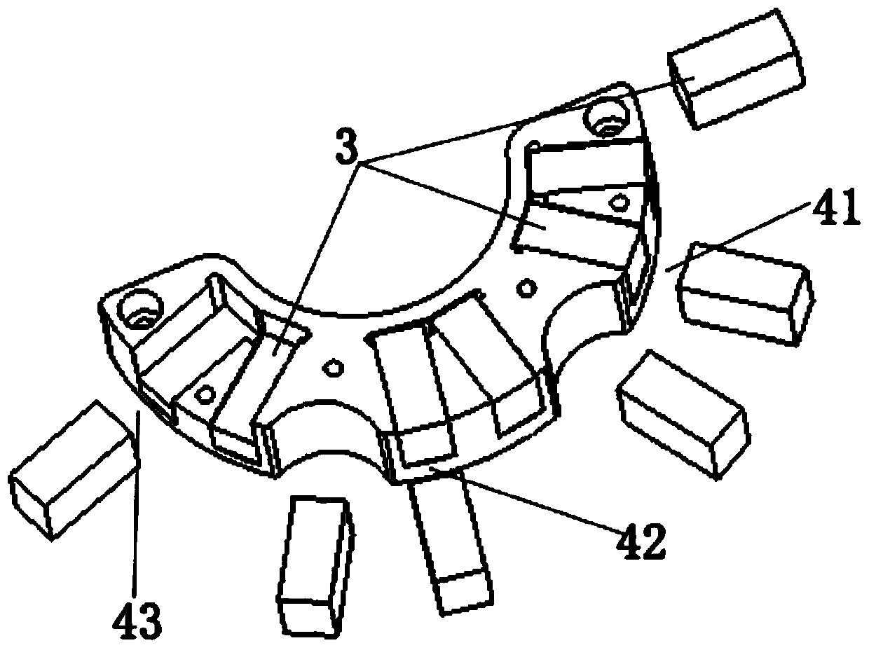 Magnetic cleaning and separating device of immunity analyzer